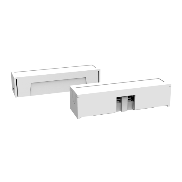 Zennio Magnetic contact for surface installation in door or window. Large — White