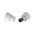 Zennio Magnetic contact for flush mounting in iron/steel (metallic) door or window — White