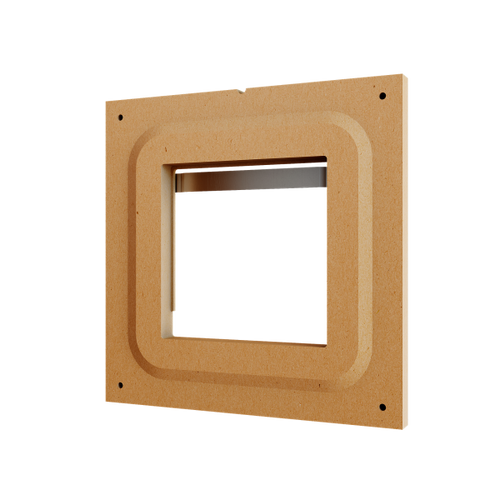 Zennio Accessory for dry-wall flush mounting for Flat X and IWAC Display
