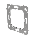 Zennio Metallic assembly for Flat AmbienT, Flat 55 Display v2, Flat Display v2, Flat RGB 55/70/X, Flat Sensato v2, IWAC Display v3, Presentia W, Soft Push Button, Tecla RGB 55/70/X, Z28, Z35 v3