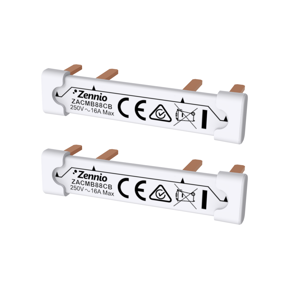 Zennio Comb busbar for MAXinBOX 88, Upper and lower comb