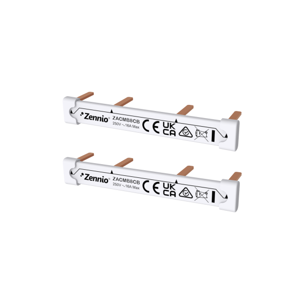 Zennio Comb busbar for MAXinBOX 8, Upper and lower comb
