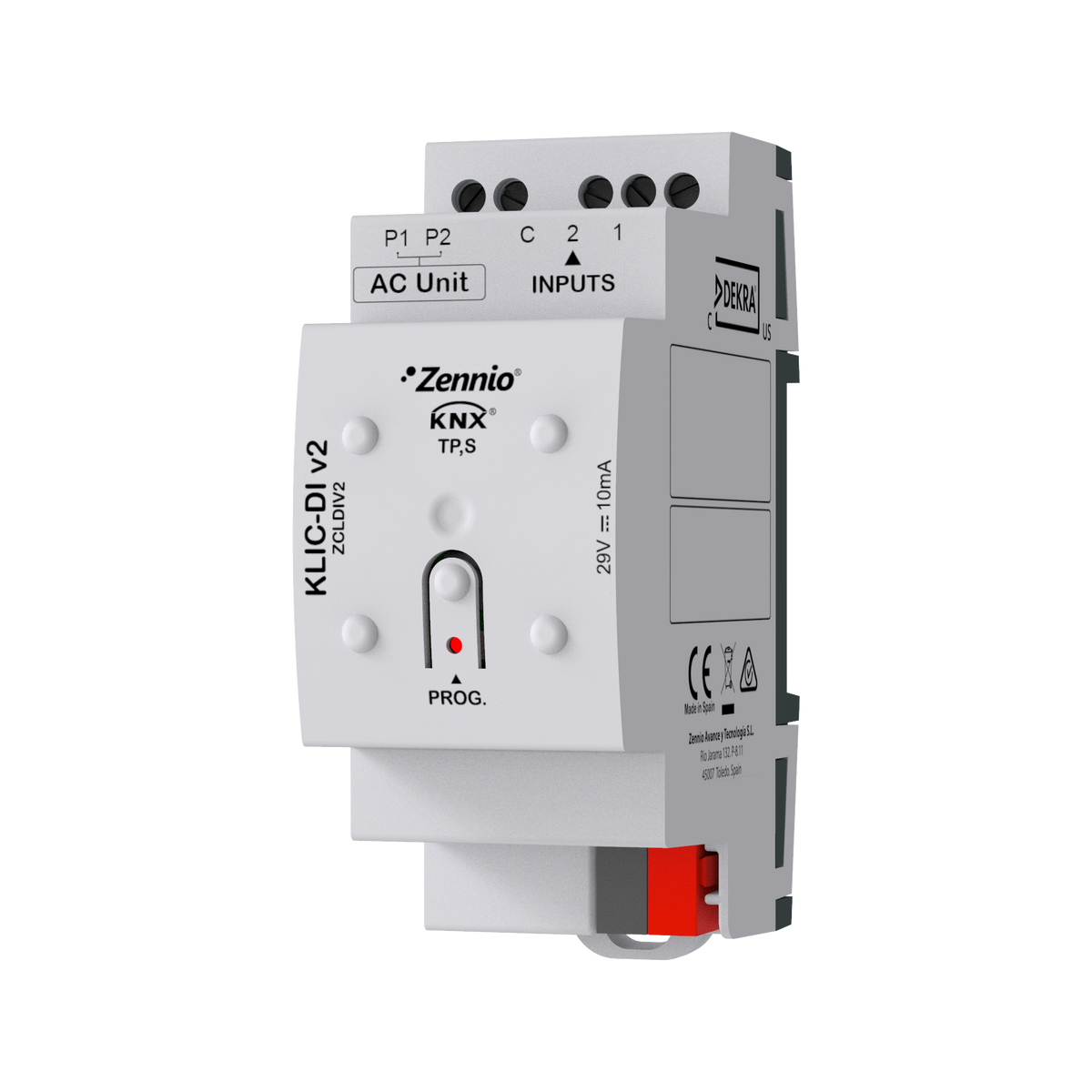 Zennio KLIC-DI v2 – Daikin-KNX gateway (SKY and VRV range)