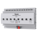 Zennio IndustrialBOX Current 8 – Industrial actuator with 8 outputs (20 A, 200 µF), current measurement and KNX Secure