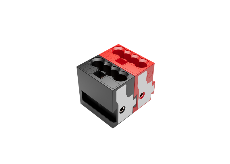 Zennio KNX Bus connector – WAGO 243-211 Red-Grey — Pack of 10