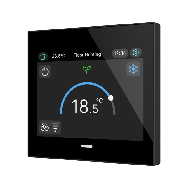 Zennio CX35 – KNX capacitive touch panel 3,5" — Anthracite