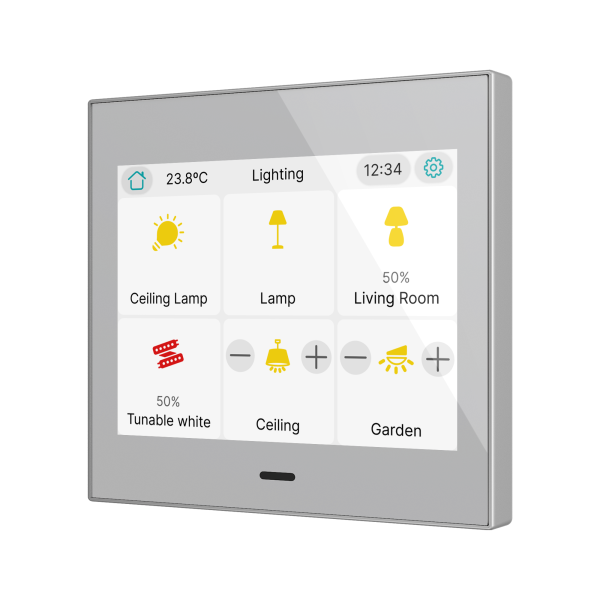 Zennio CX35 – KNX capacitive touch panel 3,5" — Silver