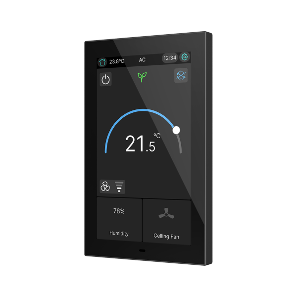 Zennio CX50 – KNX capacitive touch panel 5" — Anthracite