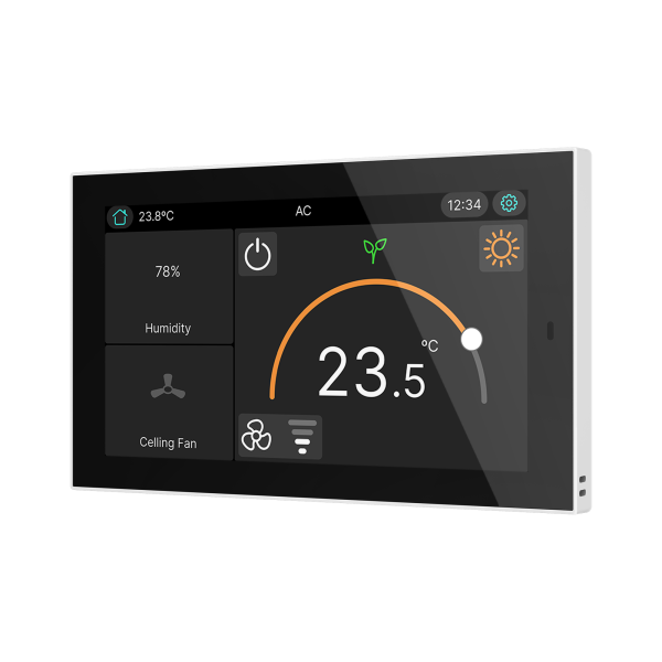 Zennio CX50 – KNX capacitive touch panel 5" — Silver