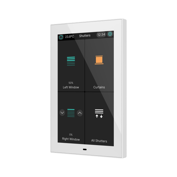 Zennio CX50 – KNX capacitive touch panel 5" — White