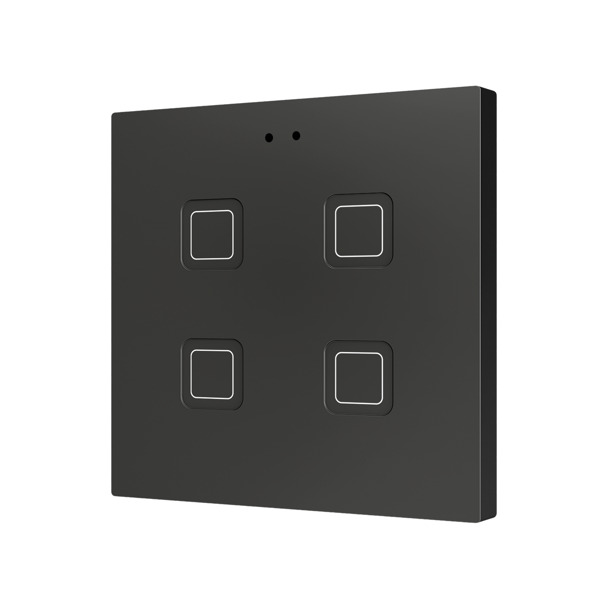 Zennio Tecla RGB 4 – PC-ABS Capacitive push button, 4 buttons — Anthracite