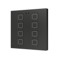 Zennio Tecla RGB 8 – PC-ABS Capacitive push button, 8 buttons — Anthracite