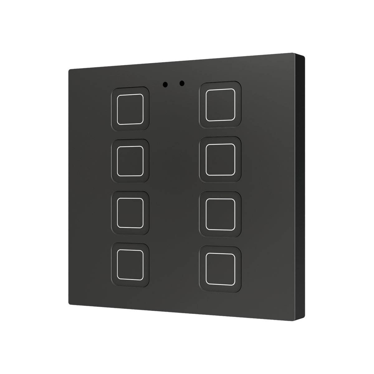 Zennio Tecla RGB 8 – PC-ABS Capacitive push button, 8 buttons — Anthracite