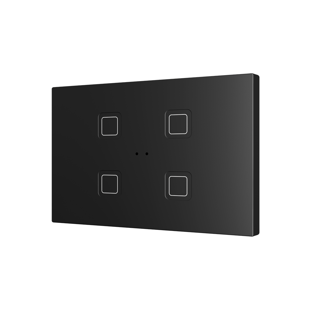 Zennio Tecla RGB XL 4 – PC-ABS Capacitive push button, 4 buttons — Anthracite