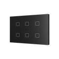 Zennio Tecla RGB XL 6 – PC-ABS Capacitive push button, 6 buttons — Anthracite