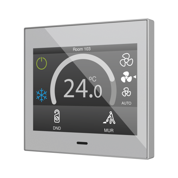 Zennio Z35 v3 – Capacitive touch panel — Silver